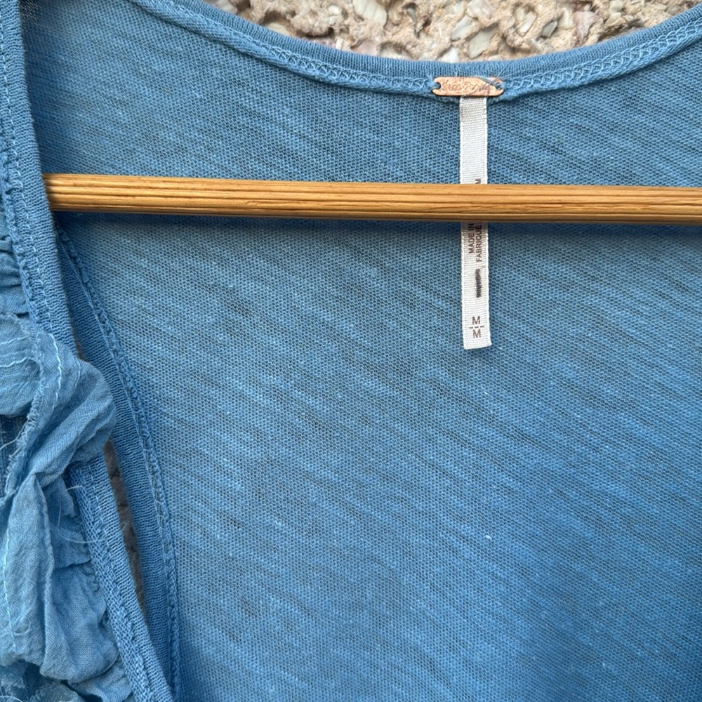 Free People Out and About Ruffled Tank Top - Picture 3 of 7